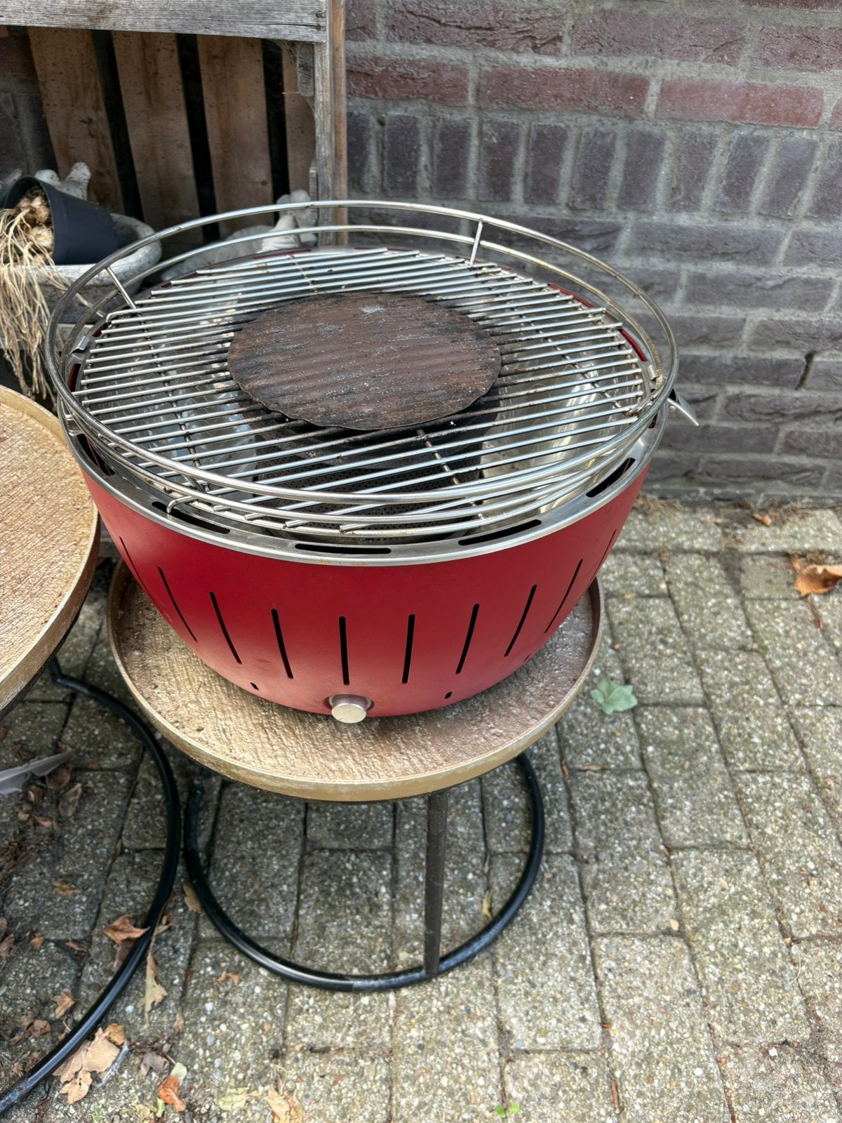 Lotus xl gril bbq met deksel, Ophalen of Verzenden, Zo goed als nieuw