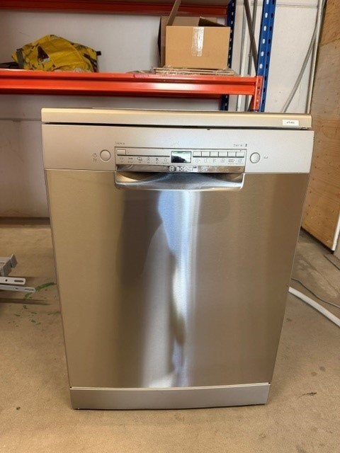 Vrijstaande vaatwasser Bosch Silent 2, zilver, Witgoed en Apparatuur, Ophalen, Gebruikt, Minder dan 10 liter, 85 tot 90 cm