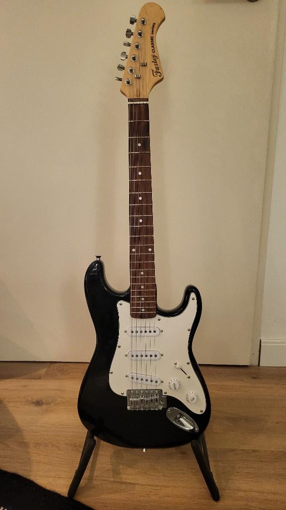 Fazley Classic Series - Elektrische gitaar - Zwart, Ophalen of Verzenden, Zo goed als nieuw, Solid body, Overige merken