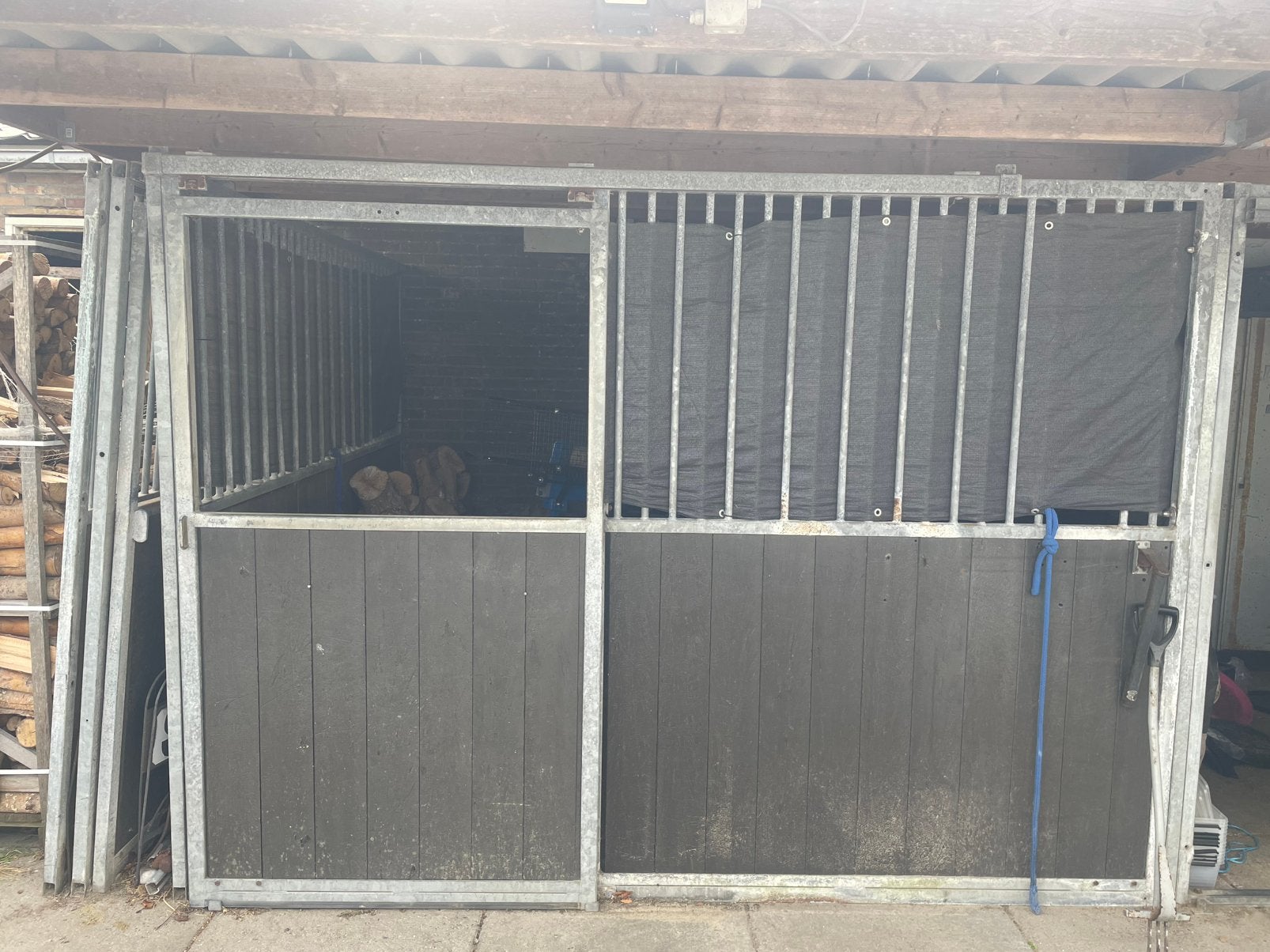 Schuifdeur paardenstal paneel. 2 x .  3m1stal 3x3.