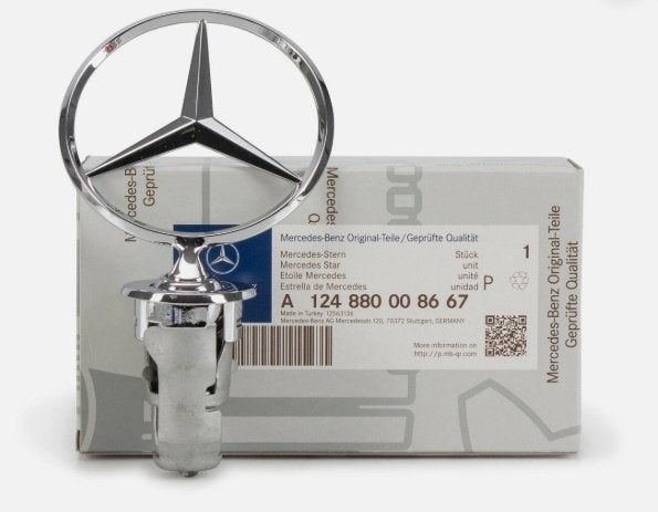 M BENZ STER SPEC UITV VOOR W123 W124 W126 W201 RVS CHROME, Voor, Mercedes-Benz, Nieuw, Ophalen of Verzenden