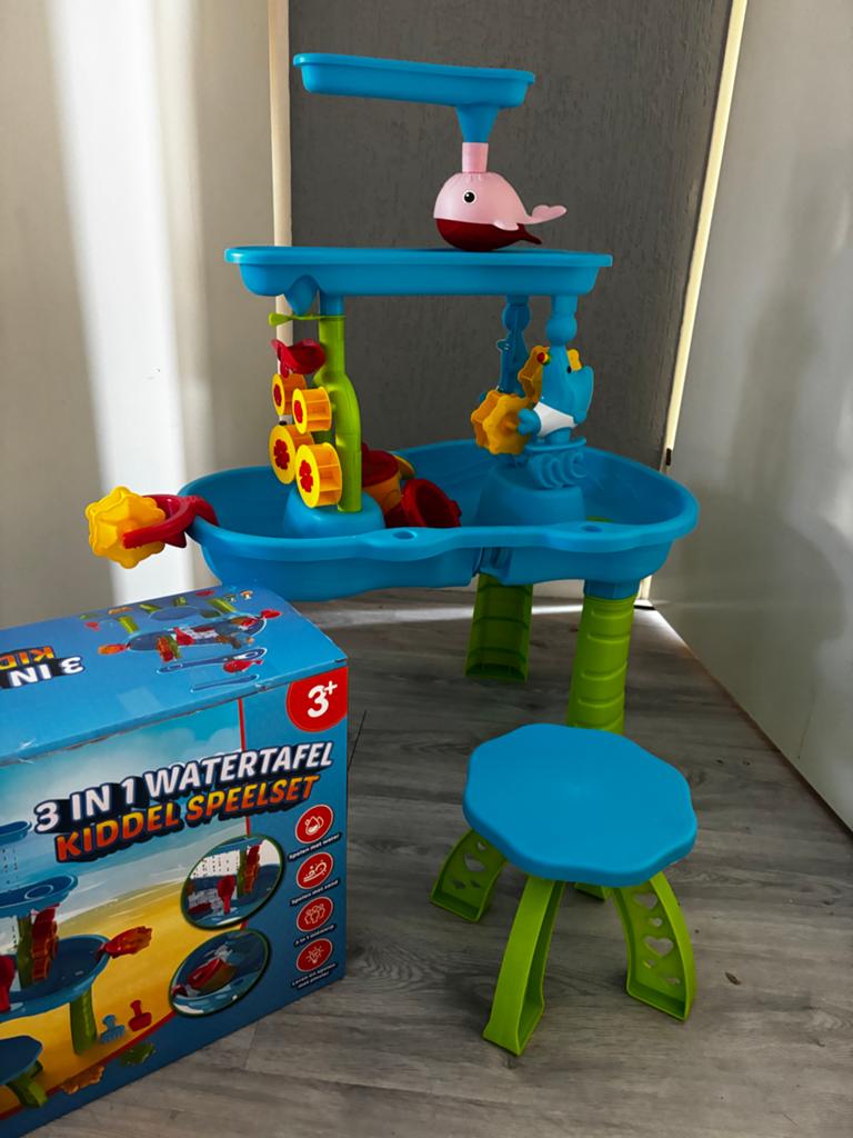 XL Watertafel / Zandtafel 3-in-1 met accessoires, Nieuw, Ophalen of Verzenden, Nieuw