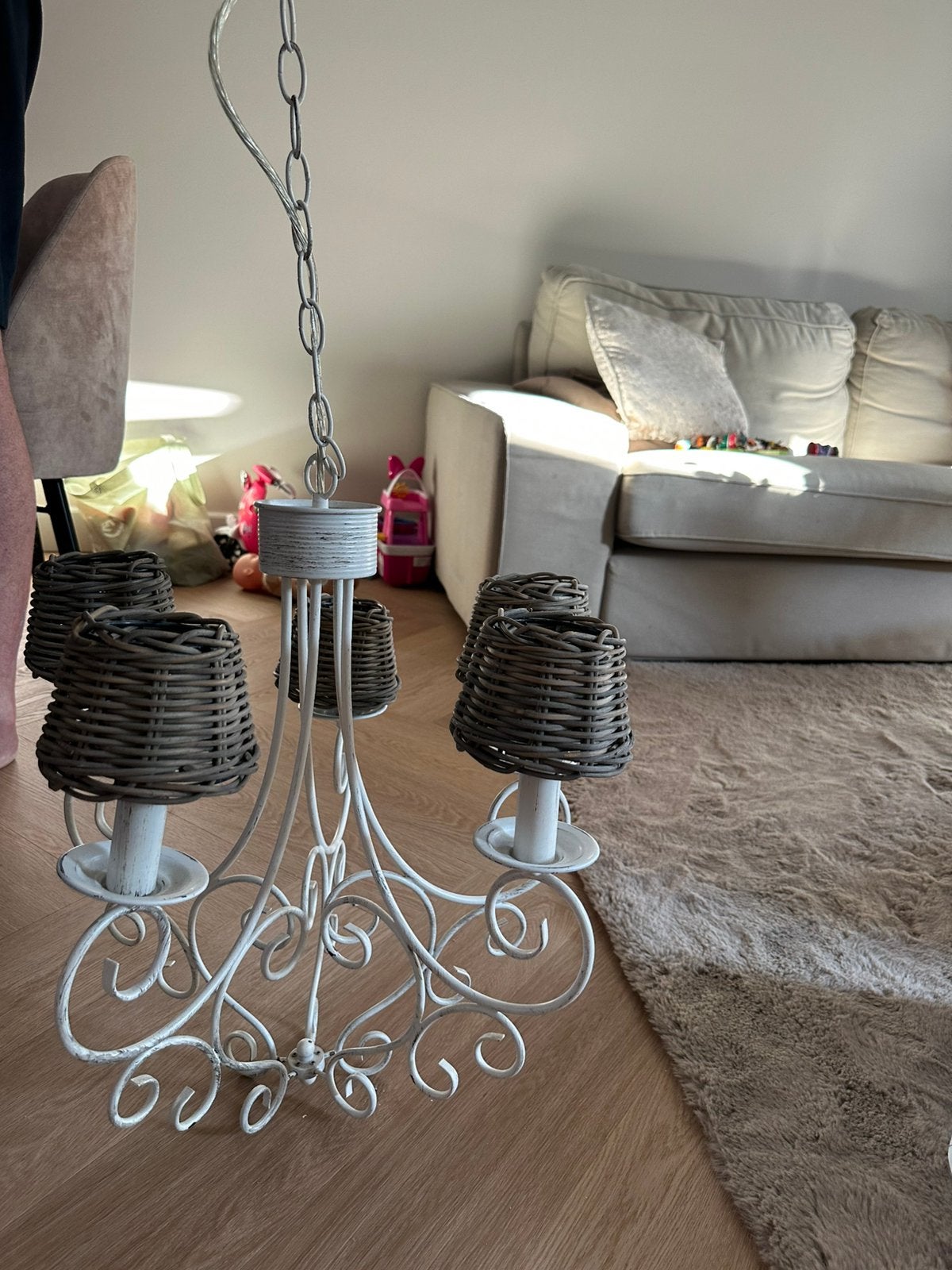 Hanglamp, Ophalen, Gebruikt