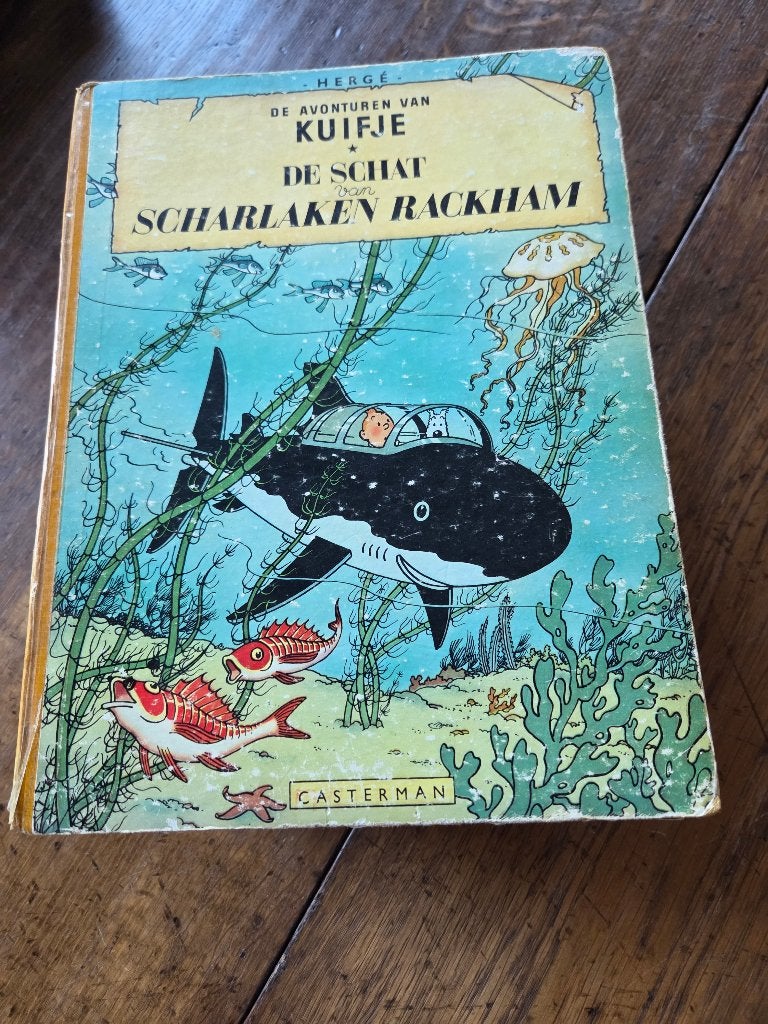 23x kuifje stripboek, Meerdere stripboeken, Hergé, Ophalen, Gelezen