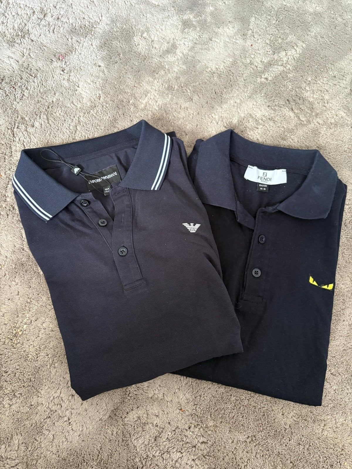 Emporio Armani & Fendi Polo Shirts 164-176, Ophalen of Verzenden, Nieuw
