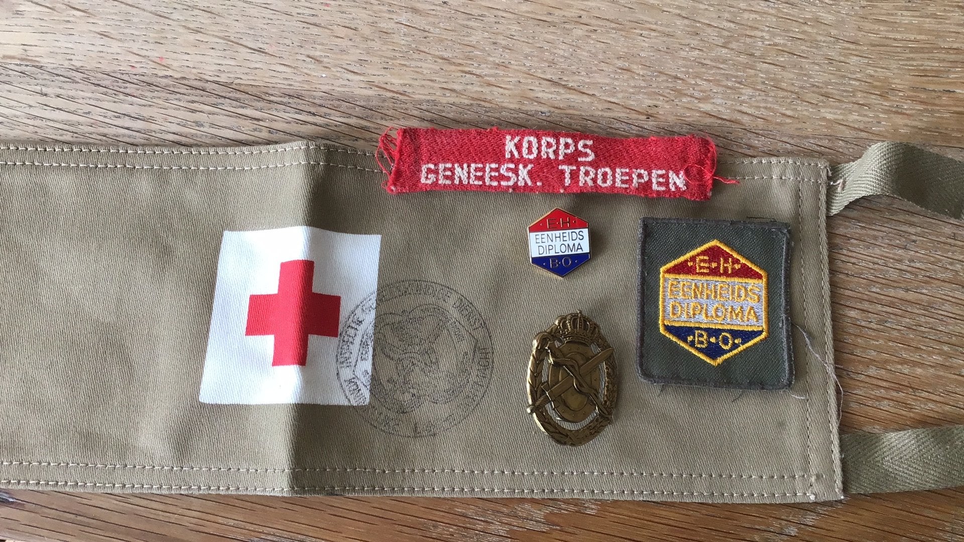 Lot geneeskundige dienst KL, Verzamelen, Militaria | Algemeen, Ophalen of Verzenden
