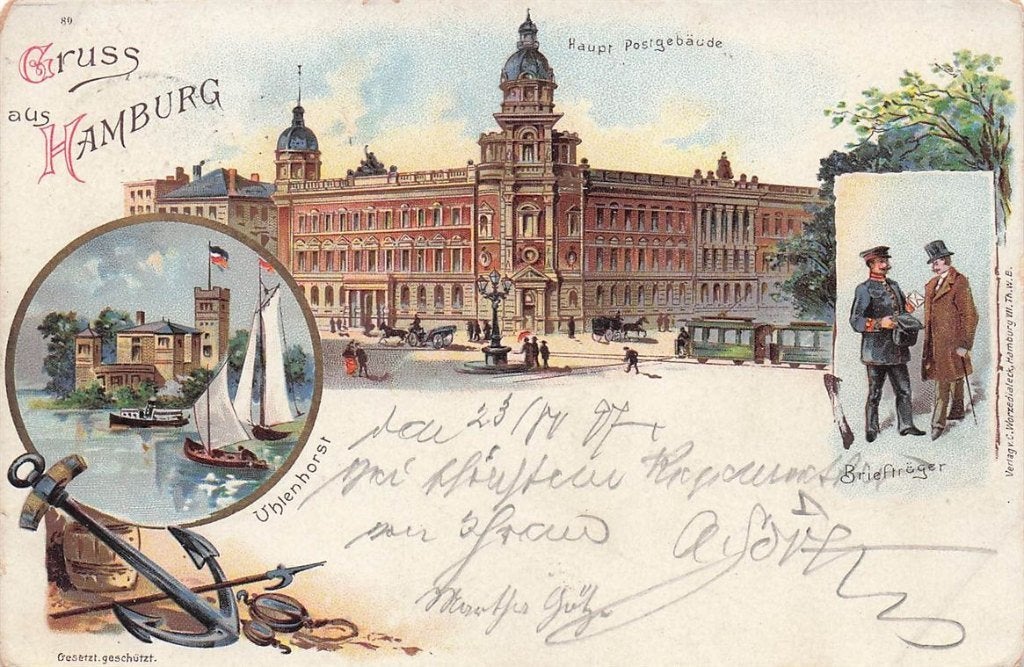 703-168-029 Hamburg, Verzenden, Voor 1920, Duitsland