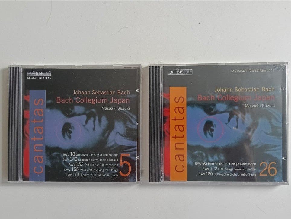 J.S. Bach Cantatas Vol. 5 & 26 - Bach Collegium Japan, Cd's en Dvd's, Inclusief doosje, Ophalen of Verzenden, Nieuw in verpakking