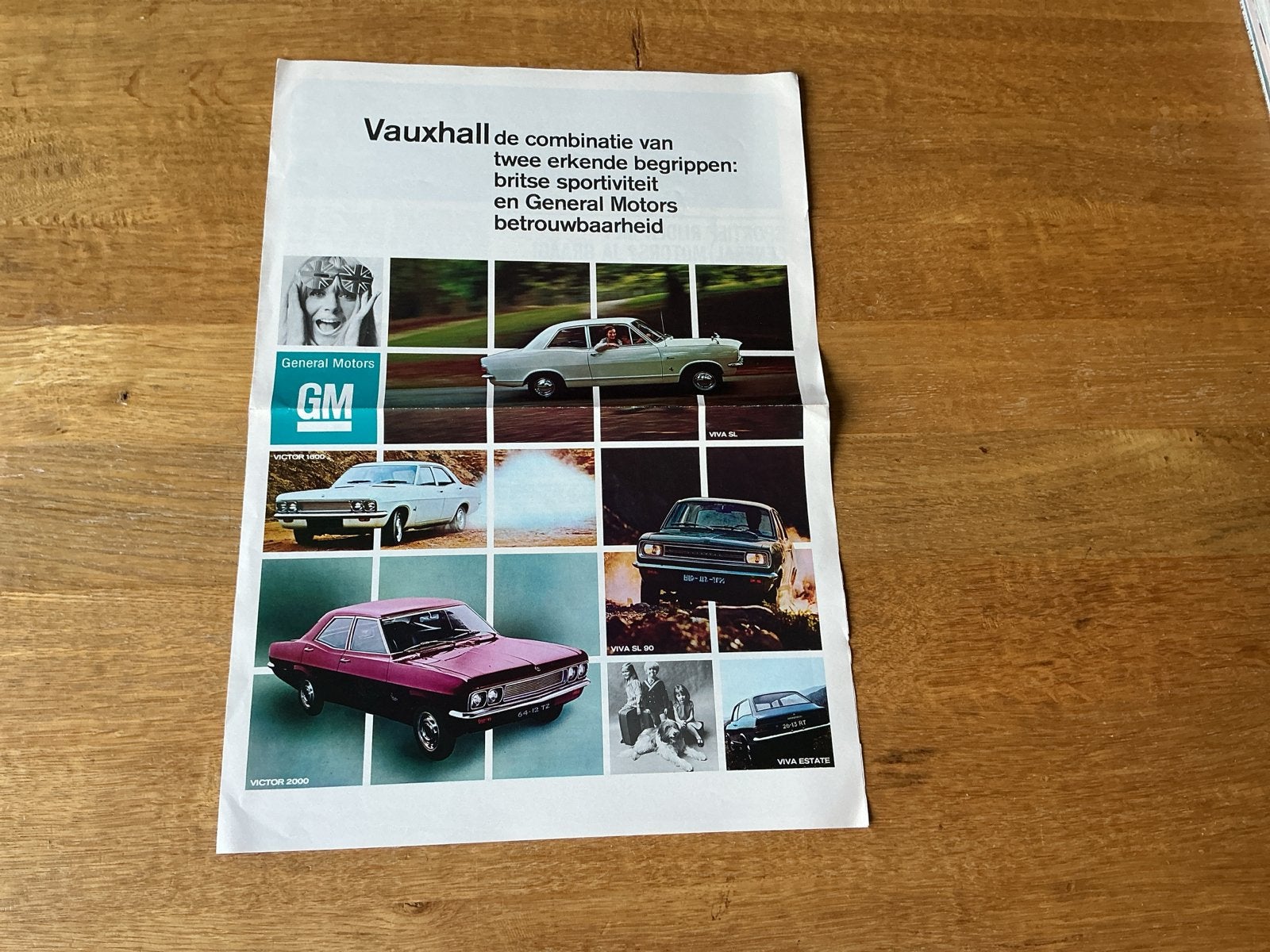 Vauxhall brochure - Britse sportiviteit en GM betrouwbaarhei, Ophalen of Verzenden, Zo goed als nieuw, Overige merken