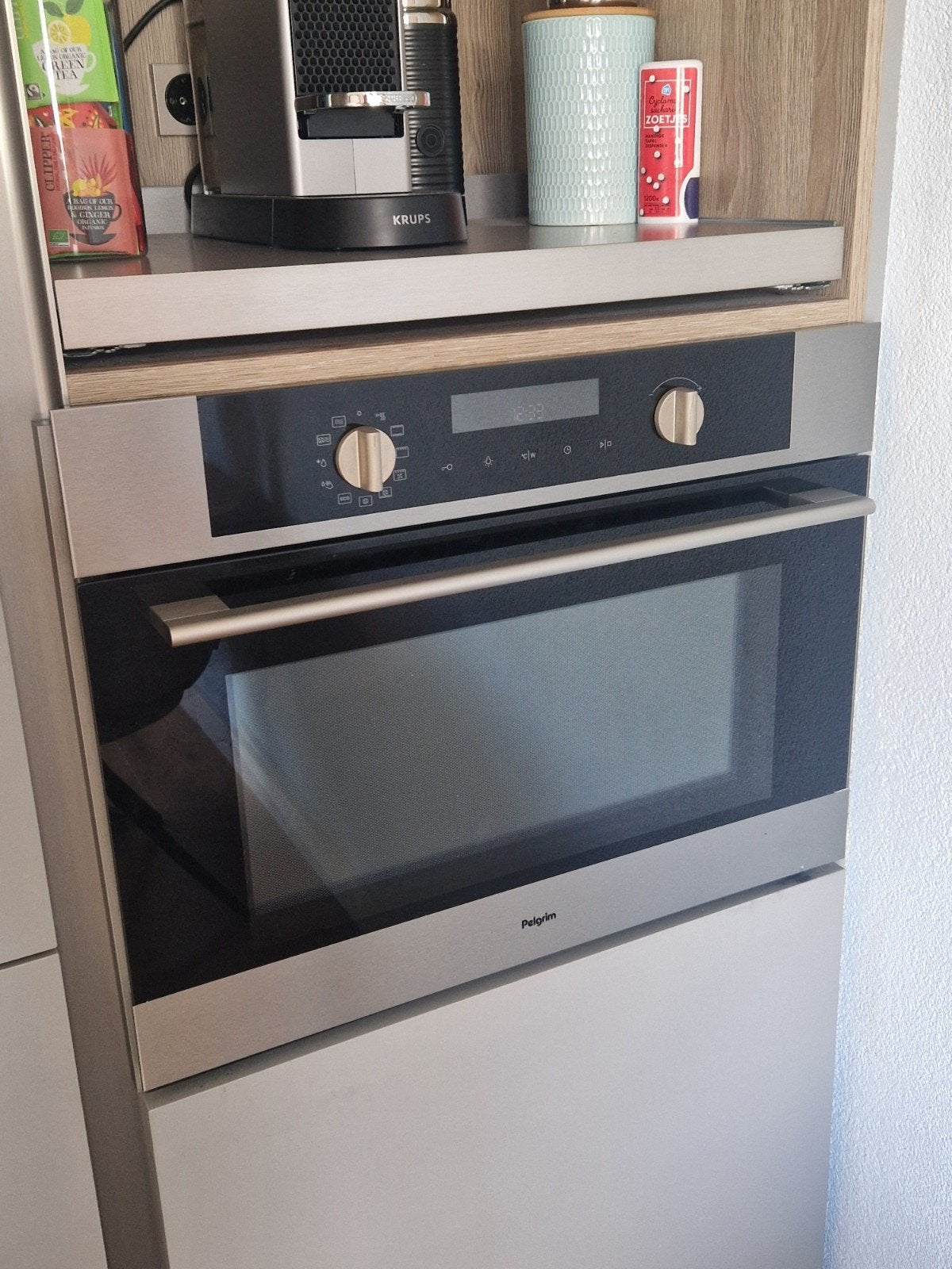 Pelgrim Combi-oven MAC524RVS - Deurtje defect, Witgoed en Apparatuur, Ovens, Inbouw, Combi-oven, Pelgrim, 45 tot 50 cm, 45 tot 60 cm