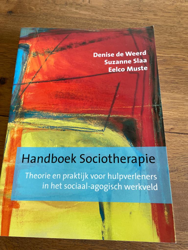 Denise de Weerd - Handboek sociotherapie, Denise de Weerd; Suzanne Slaa; Eelco Muste, Zo goed als nieuw, Gamma, HBO