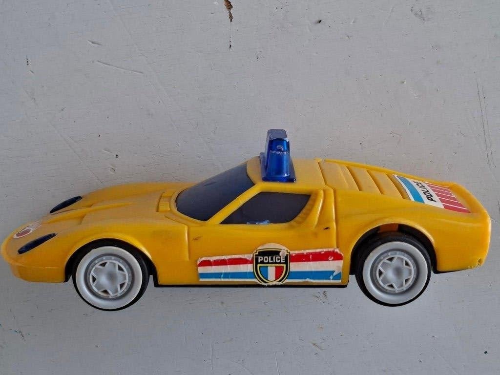 vintage Lamborghini Miura plastic modelauto jaren 60/70 1:24, Hobby en Vrije tijd, Modelauto's | 1:24, Ophalen of Verzenden, Gebruikt