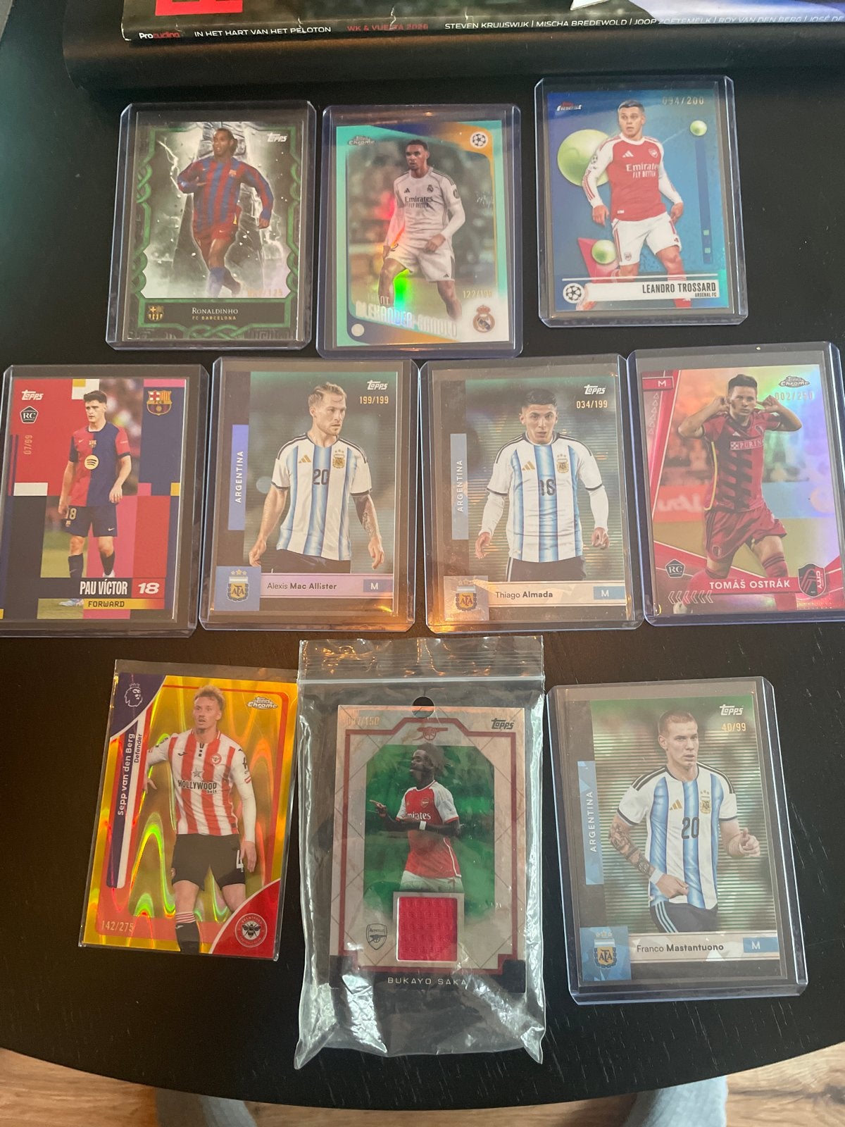 Voetbal Spelerskaarten - Diverse Clubs en Spelers, Ophalen of Verzenden, Zo goed als nieuw, Buitenlandse clubs, Spelerskaart