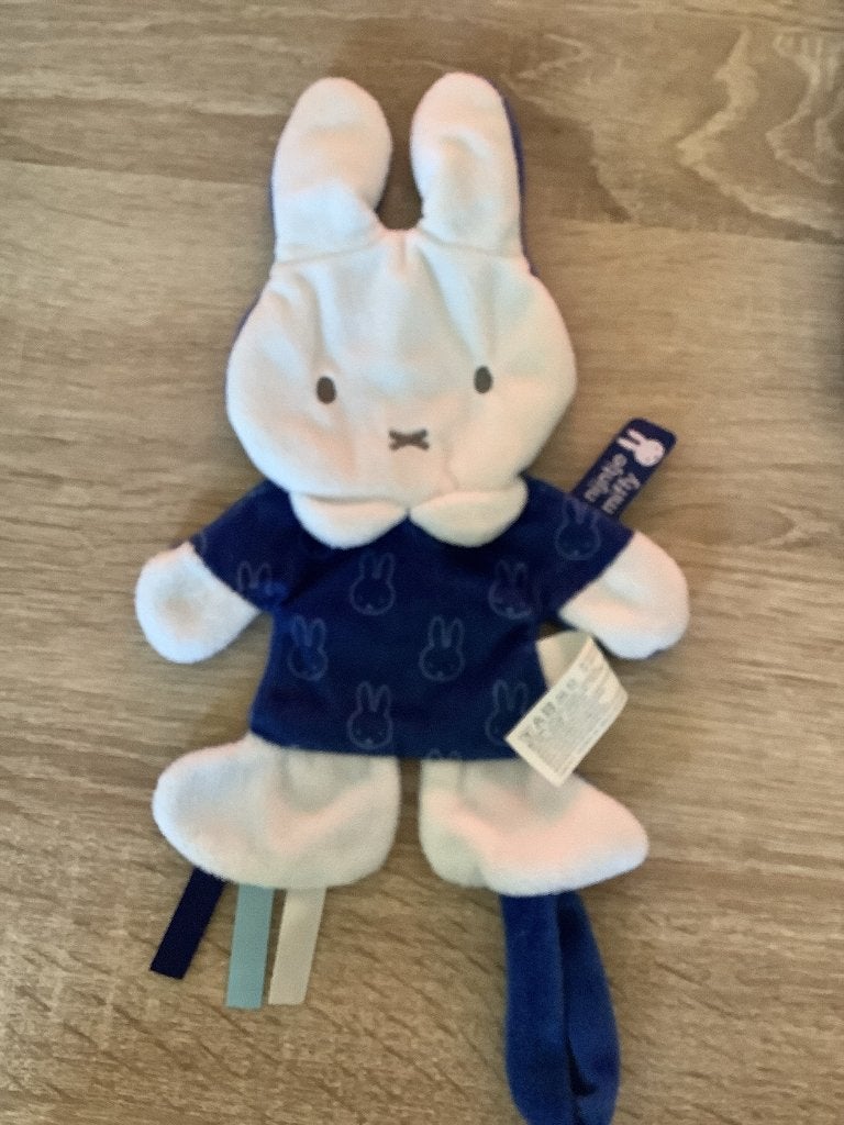 Tiamo Nijntje Miffy blauw en wit knisperdoekje lapje 3 euro, Ophalen of Verzenden, Zo goed als nieuw, Overige typen