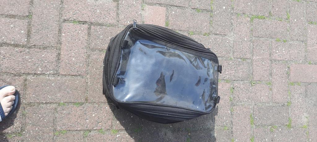 Handige tanktas voor motor met kaartvak, Ophalen, Gebruikt
