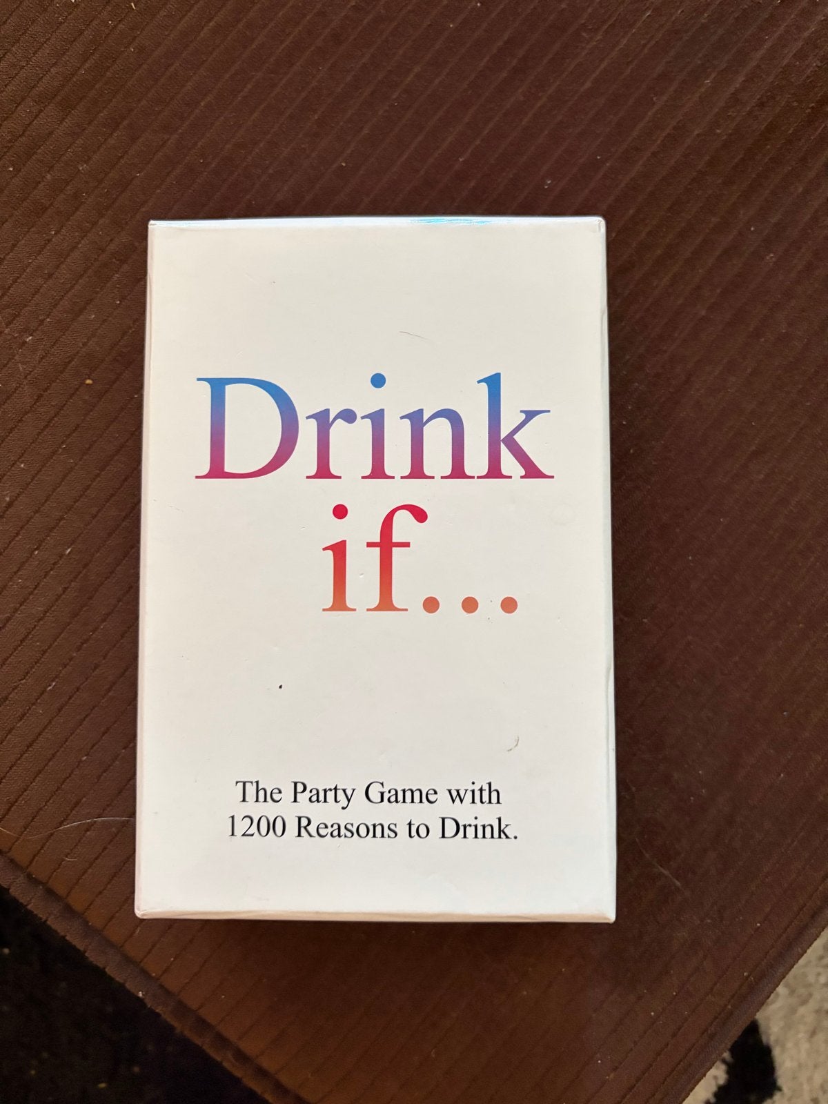 Drink if… drank spel - Het ultieme party spel, Hobby en Vrije tijd, Gezelschapsspellen | Kaartspellen, Drie of vier spelers, Ophalen of Verzenden