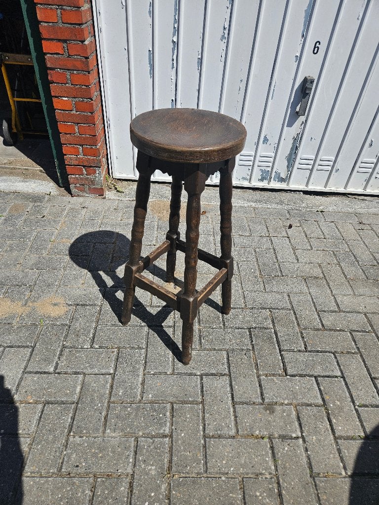 6 Leuke gebruikte Barkrukken, Ophalen, Met voetsteun, 60 tot 90 cm, Hout