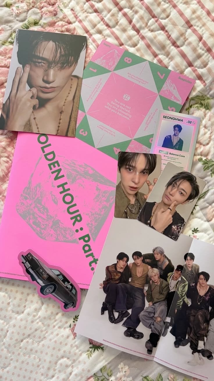 ATEEZ - GOLDEN HOUR : Part. 5 K-Pop Album met Fotokaarten, K-pop, Verzenden, Zo goed als nieuw, Inclusief boekje