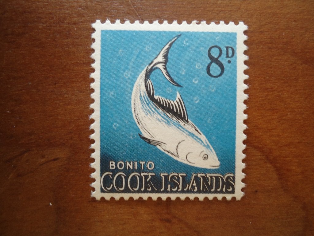 Vis bonito Cook eil. 1963, mi. 98 postfris/ongebruikt, Ophalen of Verzenden, Postfris, Dier of Natuur