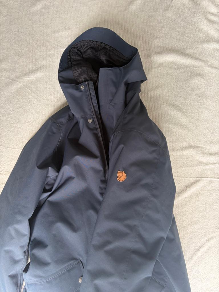 Fjällräven Fisby 3-in-1 Jas Heren - Donkerblauw - Maat S, Verzenden, Nieuw, Maat 46 (S) of kleiner, Blauw