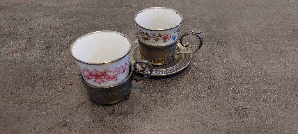 2 Bareuther Waldsassen kop en schotels, Ophalen of Verzenden