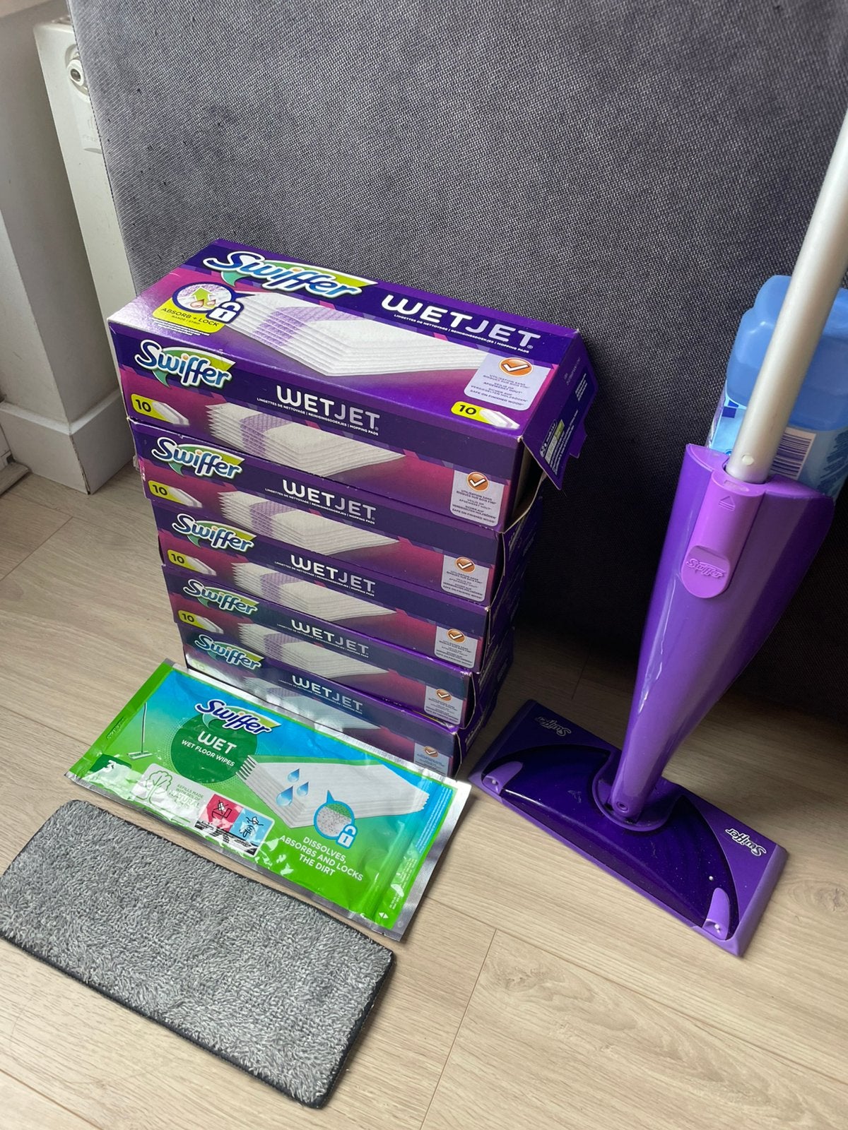 Swiffer wetjet, Ophalen of Verzenden, Mop of Dweil