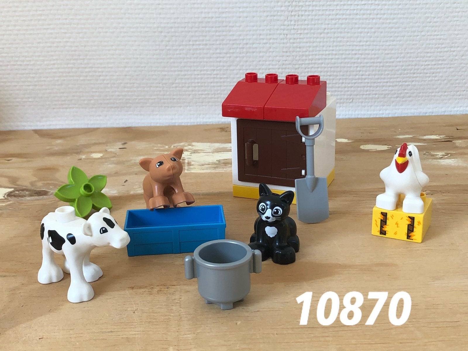 Duplo boerderij dieren 10870 (compleet) 14, Ophalen of Verzenden, Zo goed als nieuw, Complete set, Duplo