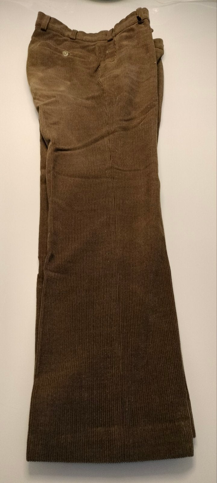 Heren ribbroek - Becker Fabrics - Maat 52/54 (L), Kleding | Heren, Maat 52/54 (L), Bruin, Ophalen of Verzenden, Zo goed als nieuw