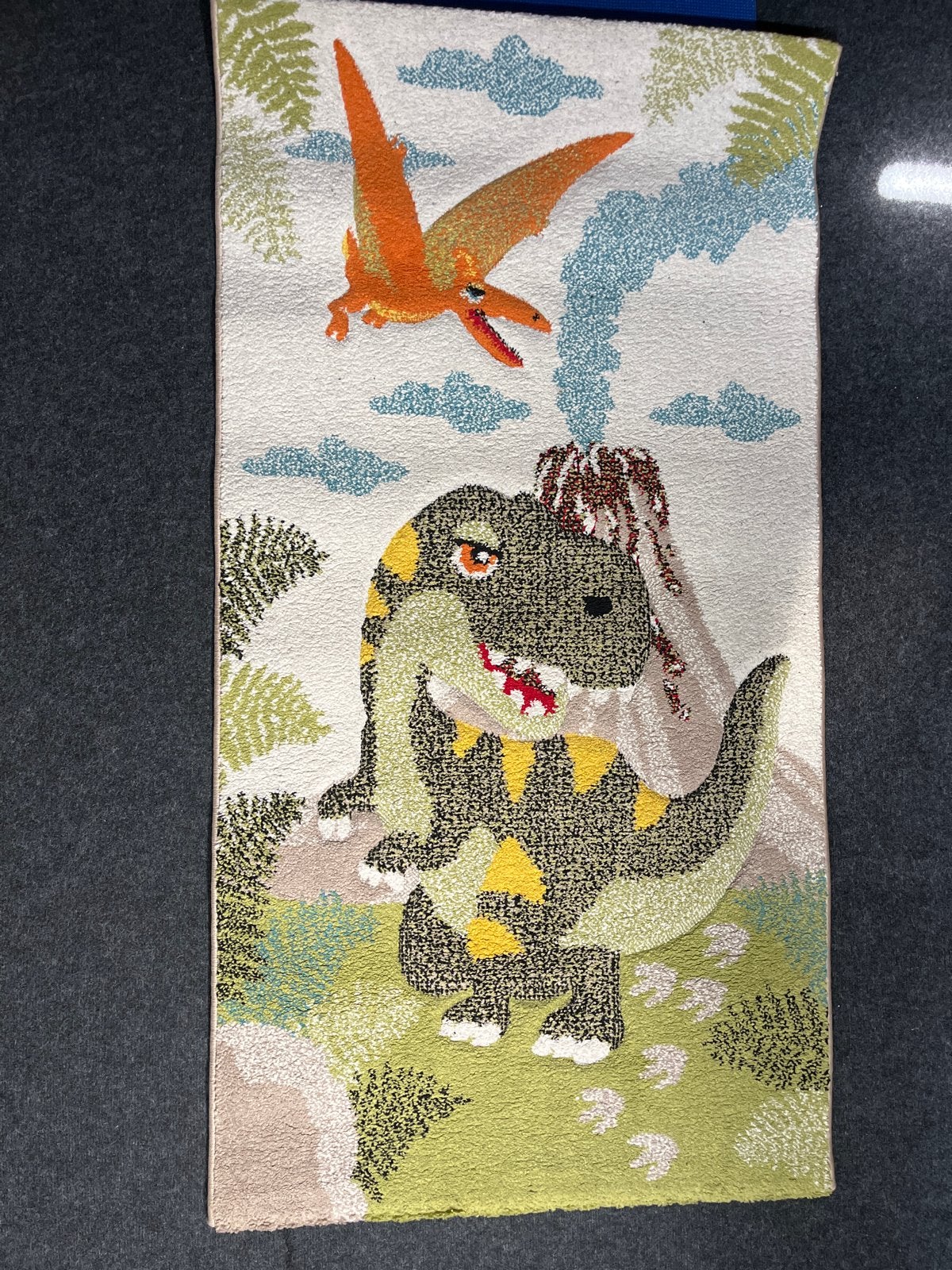 Vloerkleed Dino Kinderkamer Paco Home Diamant Kids SV, Huis en Inrichting, Stoffering | Tapijten en Kleden, Ophalen, Gebruikt