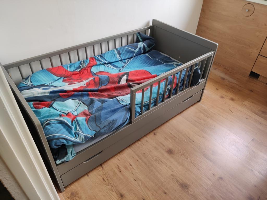 Petit Amelie peuterbed model Plume, Gebruikt, 70 tot 85 cm, 140 tot 160 cm, Ophalen