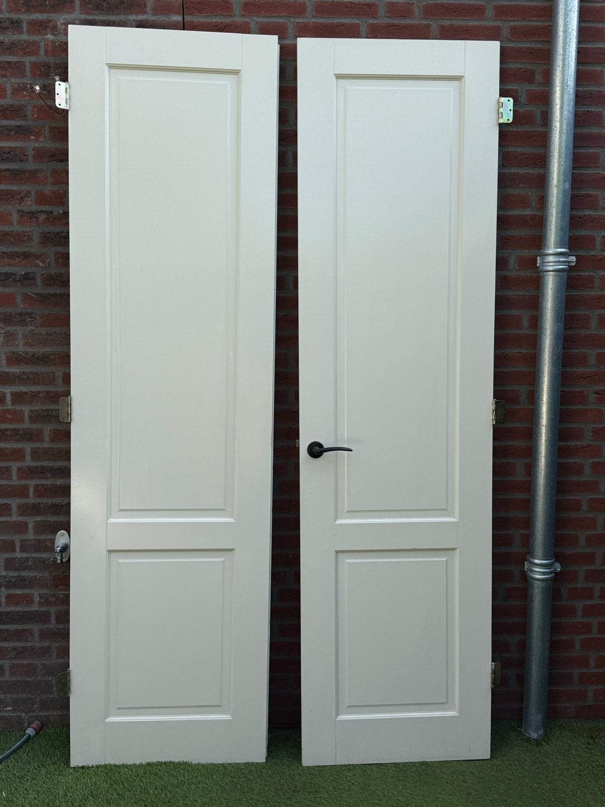 Massief houten ensuite paneeldeuren, Ophalen, Gebruikt, Minder dan 80 cm, 215 cm of meer