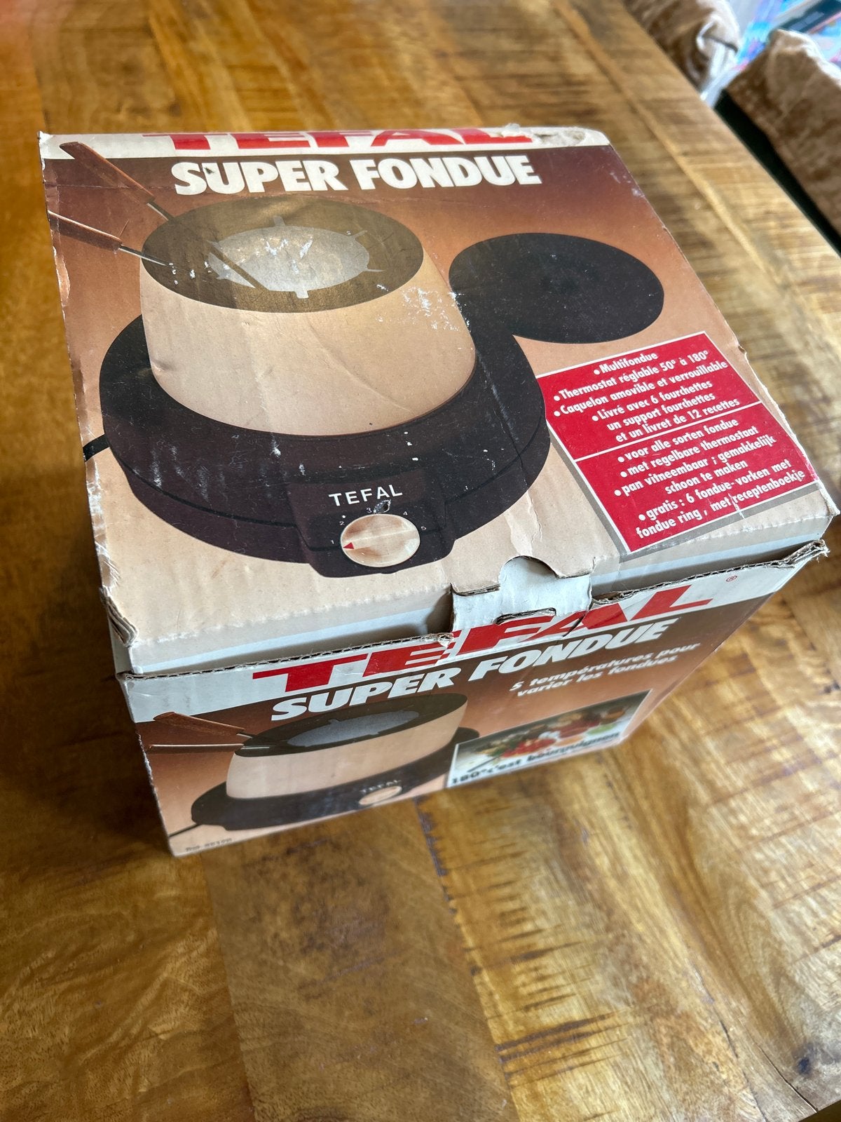 Tefal Super Fondue Set - Elektrisch - Vintage, Witgoed en Apparatuur, Fonduesets, Ophalen of Verzenden, Gebruikt, Elektrisch, Fondueset