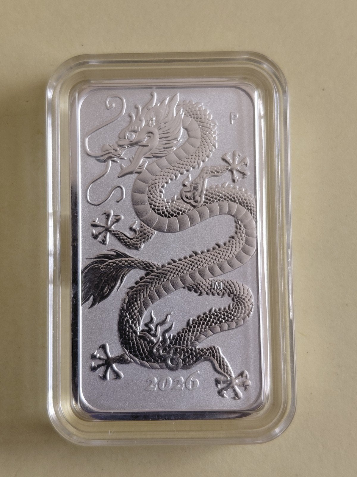 Australië 1 dollar 2026 1 oz 999 Dragon zilverbaartje, Verzenden, Zilver