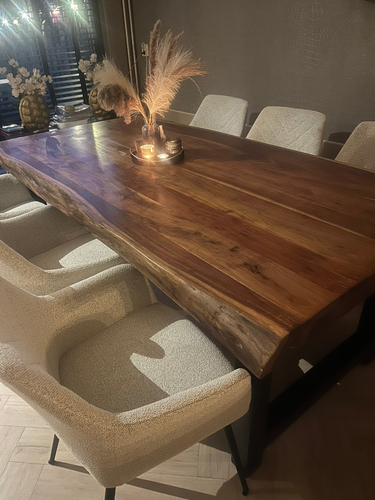 Foto 3 van Mooie boomstam eettafel te koop