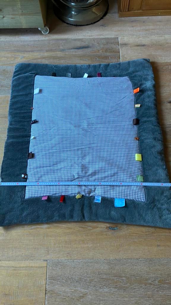 Mooi boxkleed grijs / wit 85 x 95 cm, Kinderen en Baby's, Boxen, Ophalen of Verzenden, Zo goed als nieuw, Boxkleed