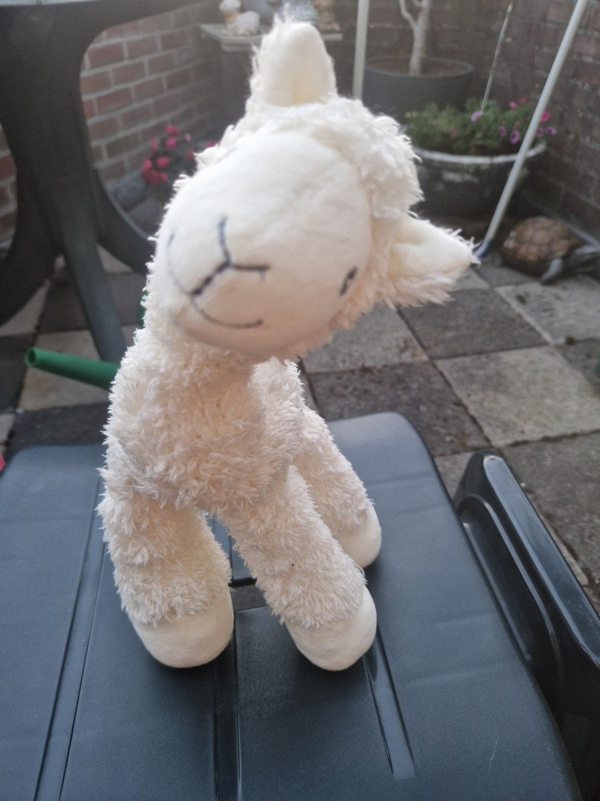 Happy Horse Knuffel Lama Wit - Zo goed als nieuw, Overige karakters, Ophalen of Verzenden, Middelgroot (20 tot 80 cm), Wit