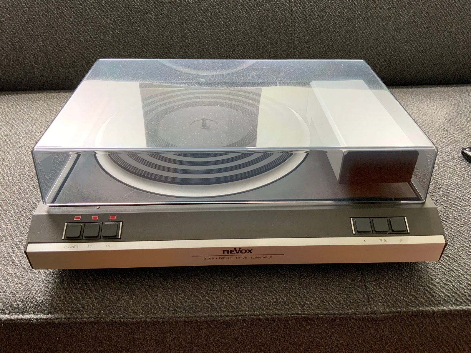 Revox B795 Direct Drive Platenspeler - Uitstekende Staat, Audio, Tv en Foto, Platenspelers, Ophalen of Verzenden, Zo goed als nieuw