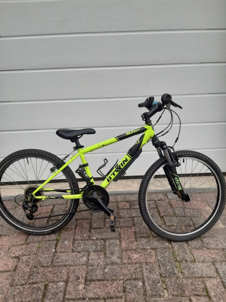 BTWIN rockrider 500, Gebruikt, Velgrem, Ophalen, Overige merken