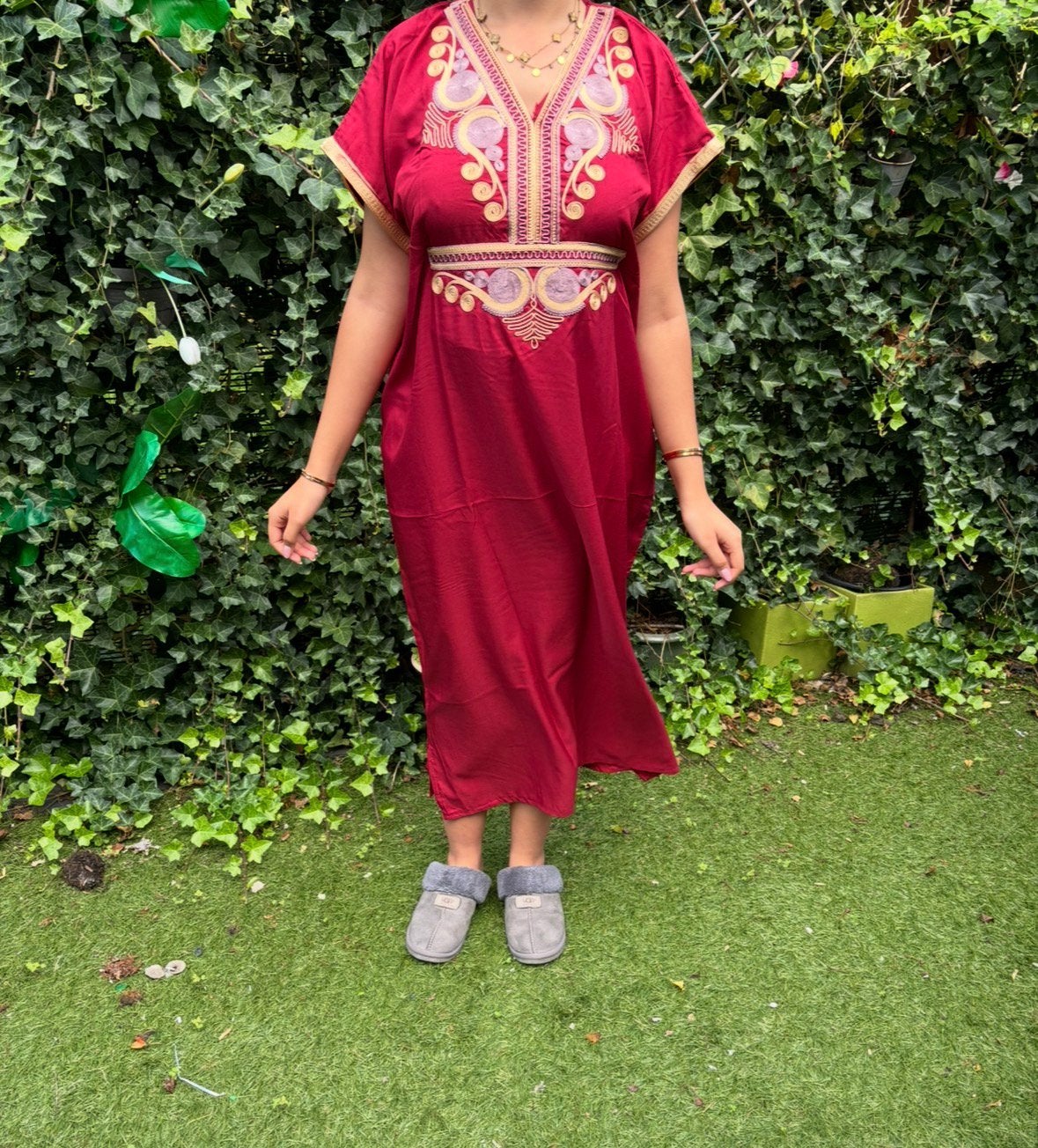 Marokkaanse Gandora kaftan jurk, Kleding | Dames, Ophalen of Verzenden, Nieuw, Maat 38/40 (M), Onder de knie