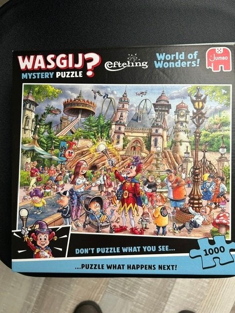 Wasgij World of Wonders puzzel, Ophalen of Verzenden, 500 t/m 1500 stukjes, Zo goed als nieuw, Legpuzzel