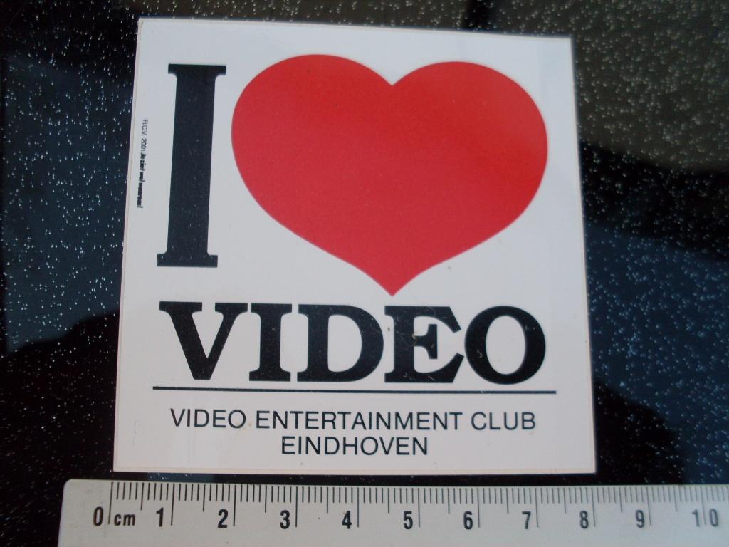 sticker video entertainment club eindhoven logo, Verzamelen, Stickers, Verzenden, Zo goed als nieuw, Bedrijf of Vereniging