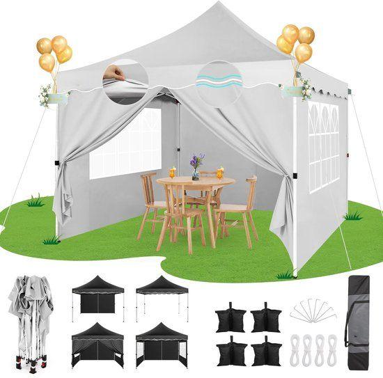 Opvouwbaar Paviljoen – Partytent – Tuinpaviljoen, Corvance B.V., Verzenden, Nieuw, Corvancebol@gmail.com