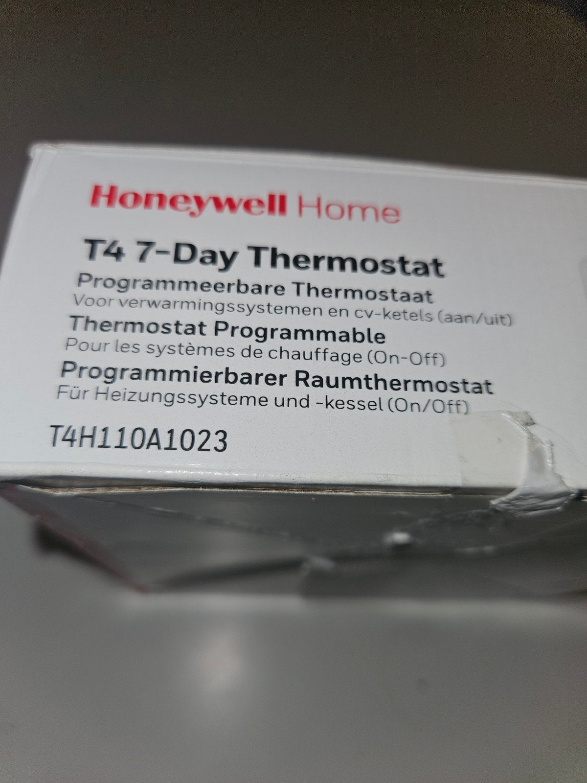 Honeywell Home T4 7-Day Programmeerbare Thermostaat, Ophalen of Verzenden, Slimme thermostaat, Nieuw