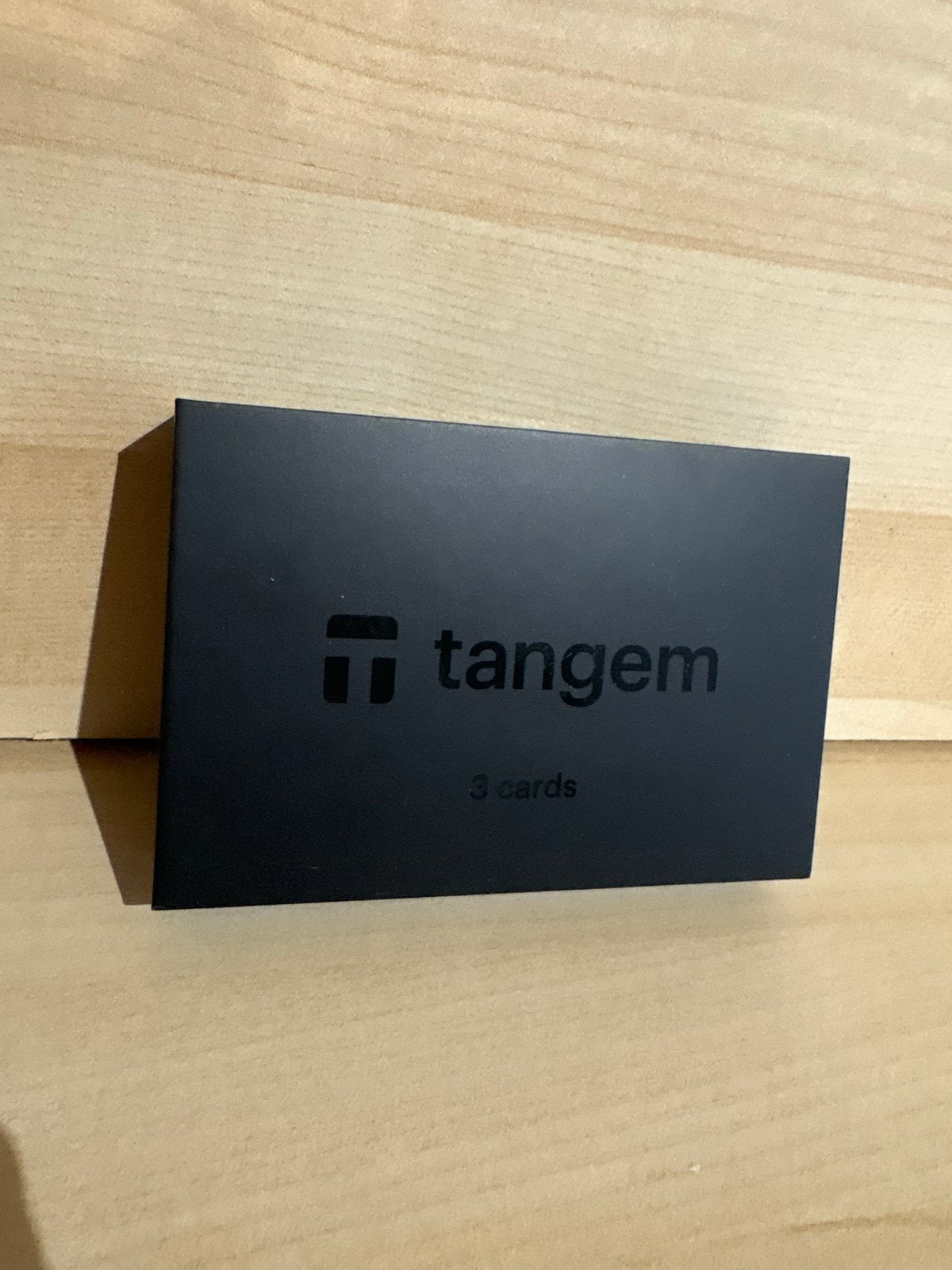 Tangem Wallet 3 Cards – Zwart – Complete Set, Ophalen of Verzenden, Zo goed als nieuw