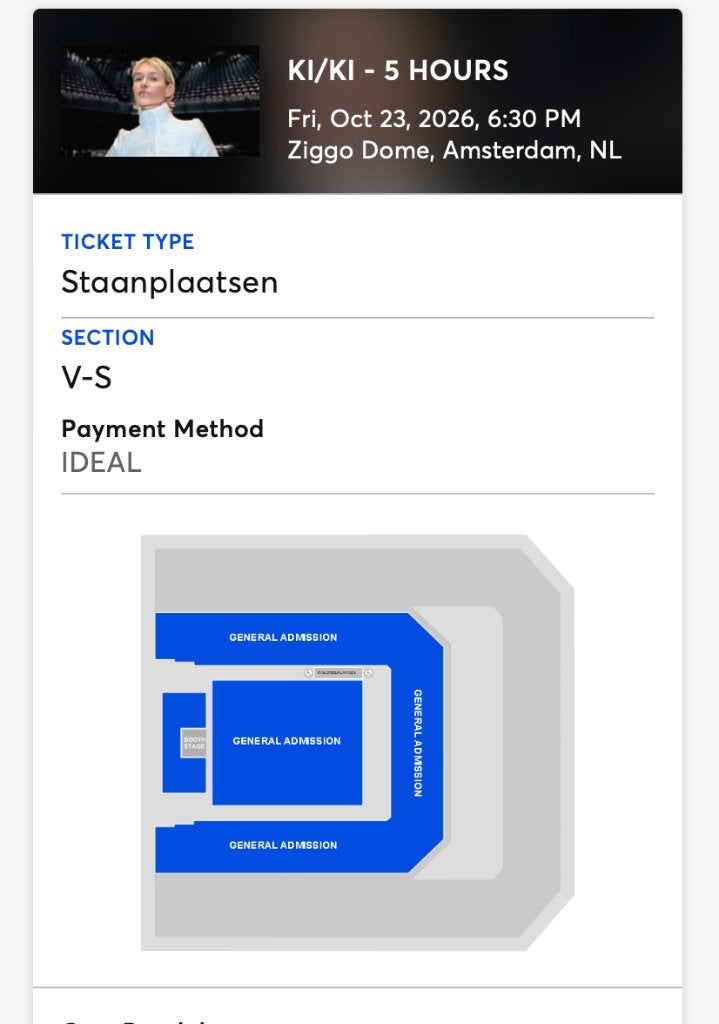 5x KI/KI 5 HOURS @ Ziggo Dome vrijdag 23 oktober ADE 2026, Tickets en Kaartjes, Drie personen of meer, Oktober