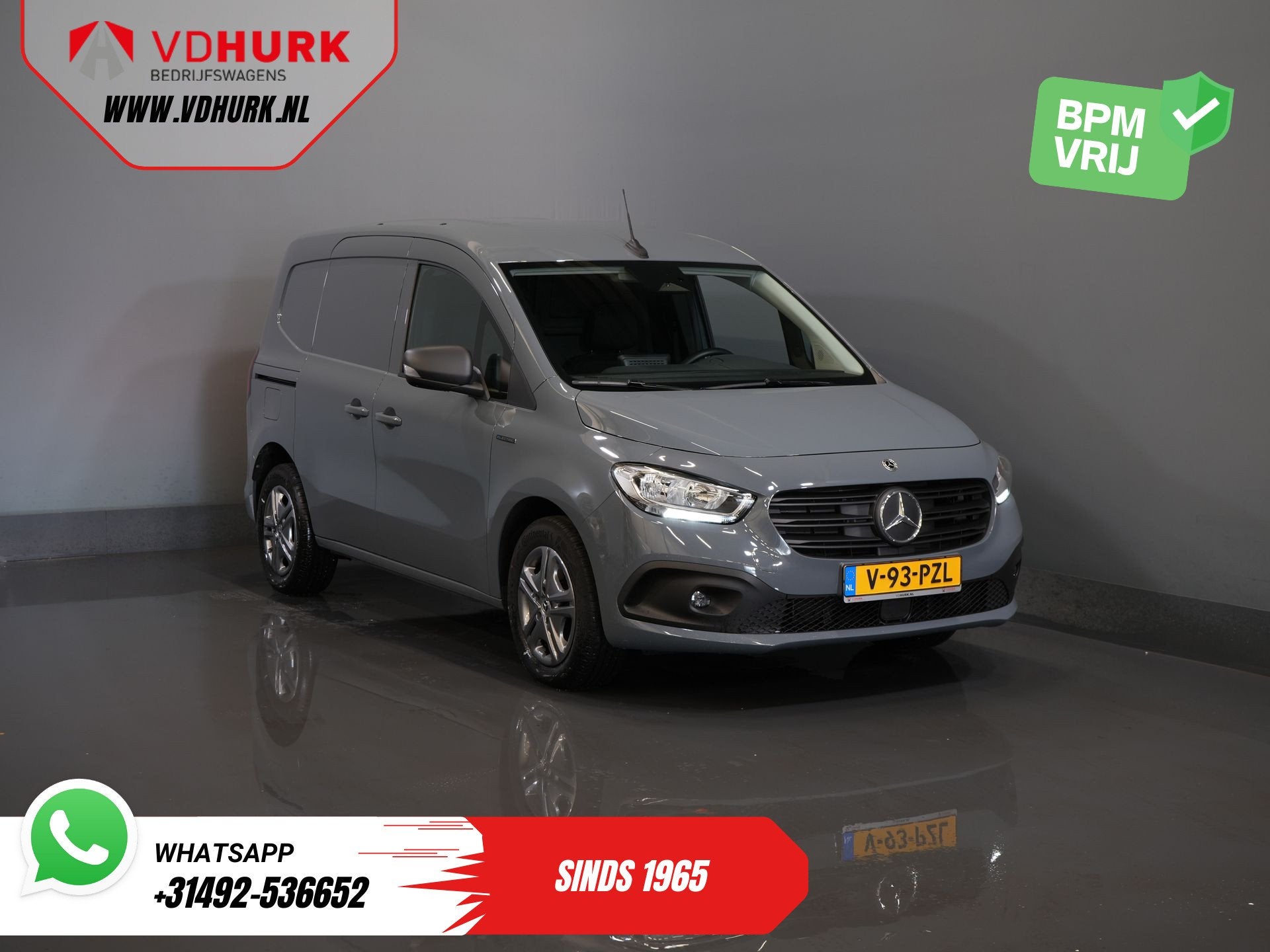 Mercedes-Benz eCitan 112 Pro 51 kWh 280 km WLTP Snellader/ S, Auto's, 38 min, 150 min, 122 pk, Zilver of Grijs