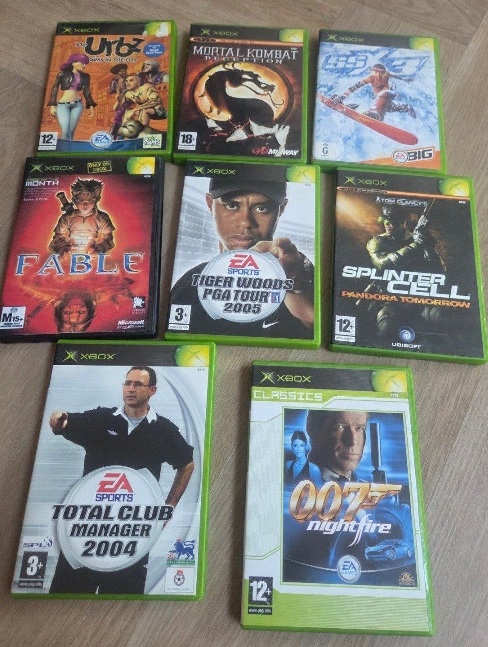 Xbox met 8 games, Verzenden, Met 2 controllers