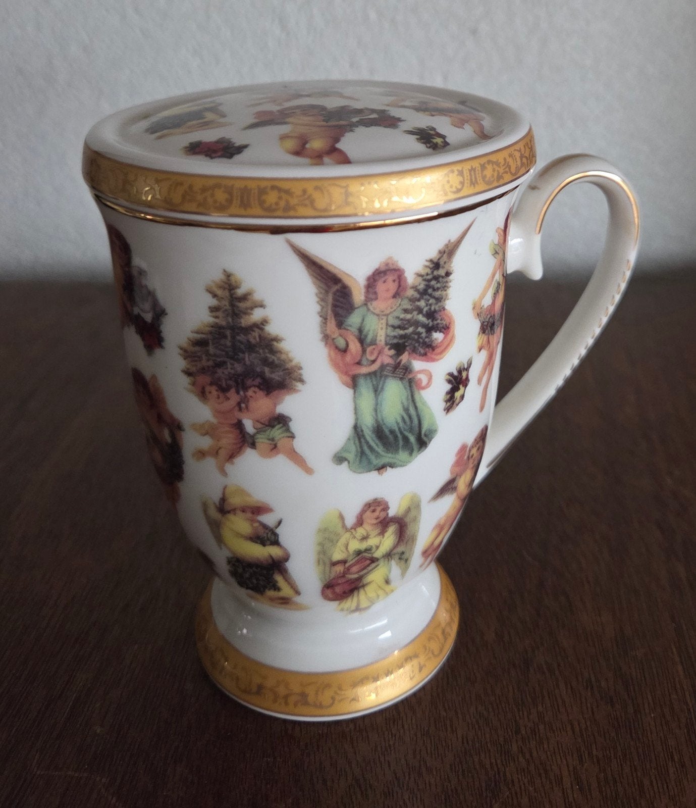 Vintage Limoges France theebeker / tisanière met deksel, Ophalen of Verzenden