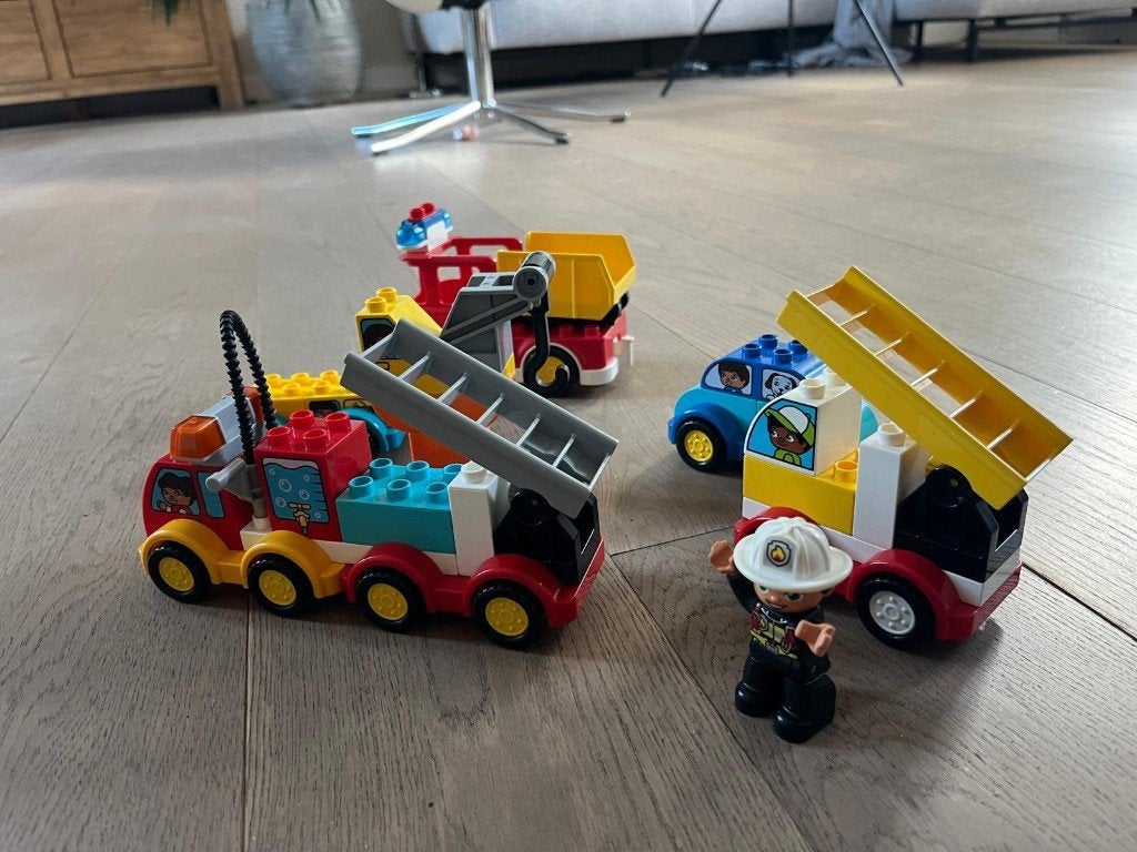 Lego Duplo bouwblokken incl grondplaat, Ophalen, Inclusief minifiguren, Losse stenen, Duplo