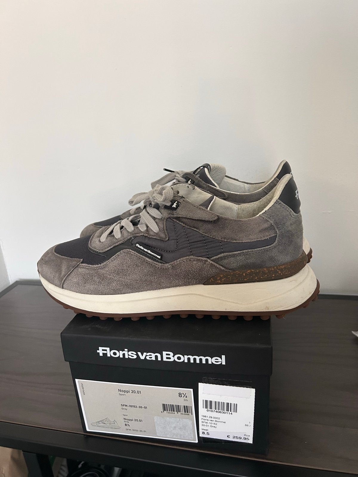 Floris van Bommel Noppi Sneakers - Maat 8,5, Kleding | Heren, Ophalen of Verzenden, Zo goed als nieuw, Overige kleuren, Sneakers of Gympen